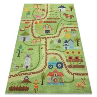 RugsX RugsX Bambino Rug in Green | Size: 200 cm x 290 cm