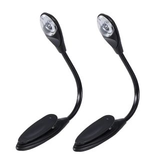 OEM L&aacute;mpara De Lectura Con Clip 017w, L&aacute;mpara De Lectura Flexible, Mini L&aacute;mpara De Mesilla Port&aacute;til, Funciona Con Pilas, Imprescindible Para Viajar
