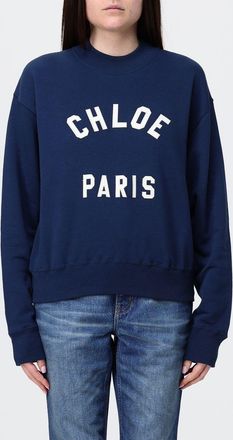 Chlo&eacute; Felpa girocollo Chlo&eacute; in cotone con logo