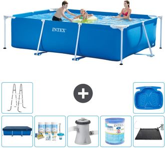 Intex Piscina Con Estructura Rectangular - 300x200x75 Cm - 7-piezas S30164