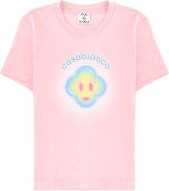 Casablanca Airbrush Smiley T Shirt