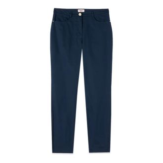 Oltre Pantaloni skinny misto cotone - - Trousers - Donna - Blu - S