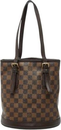 Louis Vuitton Pre-owned Bucket Bags, female, Brown, Size: ONE SIZE Pre-owned Bucket Bag