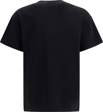 Palm Angels Mens Palm Island T-Shirt Black-Multicolor Cotton T-Shirts And Polos