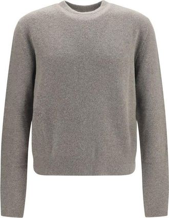 Rick Owens Gray Cashmere Mens Sweater