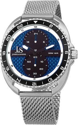 Joshua & Sons Military Time Mens Watch JX136SSBU