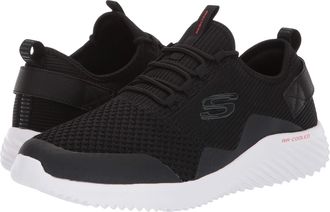 Skechers Mens Bounder Trainers, Black Black Blk, 10 UK