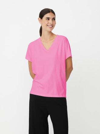 Masai V-Neck Relaxed T-Shirt in Fuchsia Pink at Nordstrom, Size Xx-Large