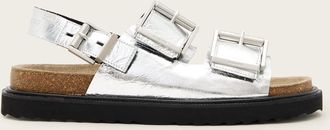 AllSaints Cow Leather Isla Leather Sandals, Size: UK 7/US 10/EU 40