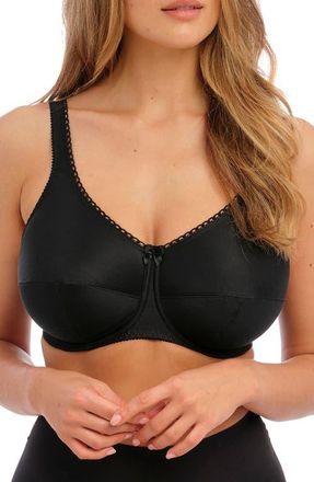 Fantasie Smooth Cup Underwire Bra in Black at Nordstrom, Size 40Gg