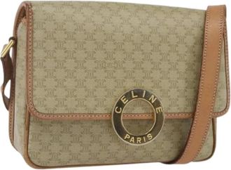 Celine Pre-owned Cross Body Bags, female, Beige, Size: ONE SIZE Pre-owned Plastic Cross Body Bag
