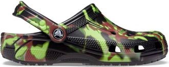 Crocs Camo Spray Effect Sandalen - Dames - Klompen - Zwart - 37 EU - Schoenen