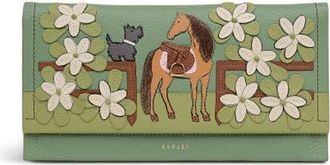 Radley London Lunar New Year - Spring 2026 Large Flapover Wallet in Pistachio at Nordstrom, Size Medium