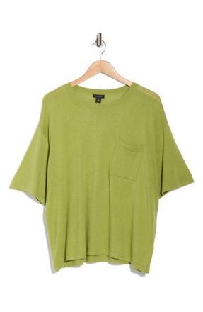 Halogen Pocket T-Shirt in Deep Lime at Nordstrom Rack, Size X-Small