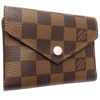 Louis Vuitton Pre-owned Wallets, female, Brown, Size: ONE SIZE Pre-owned Canvas Wallet