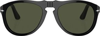 Persol Klassieke zonnebril zwart montuur - Heren - Zonnebrillen - Zwart - 56 MM - Accessoires
