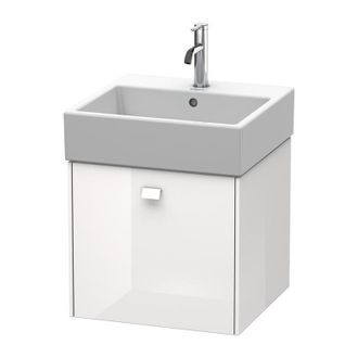 Duravit Duravit Brioso Neceser De Pared 48,4 X 45,9 Cm, 1 Extra&iacute;ble, Para Lavabo Vero Air 235050, Color (frente/cuerpo): Azul Claro Decoraci&oacute;n Mate, Mango Azu
