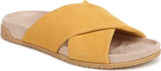 Vionic Etna Crossover Slide Sandal in Amber Yellow at Nordstrom, Size 9.5