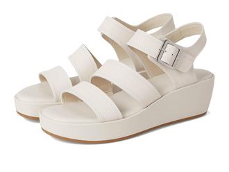 Rockport Anala Womens Wedge Shoes Ivory Leather : 8 M (B), Leather/Rubber