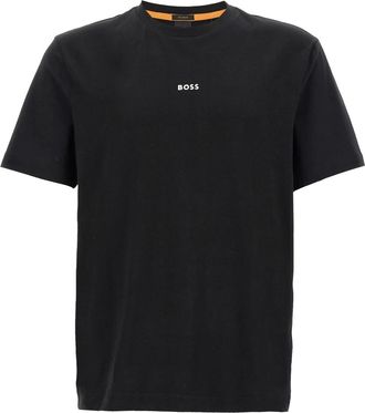 HUGO BOSS Heren, Tops, Zwart, Maat: S Katoen