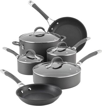 Circulon Circulon Radiance Hard Anodized Nonstick 10-Piece Cookware Set - Gray
