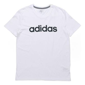 adidas neo M Esntl Lg T 1 Sports Short Sleeve White FP7396