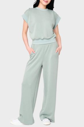Gibsonlook Soft Cloud Scuba Luxe Everywhere Pants In Sage