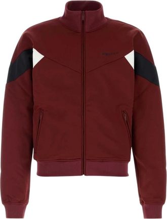 Alexander McQueen Hoodies & sweatvesten, Heren, Rood, M, Shrunken Tracktop
