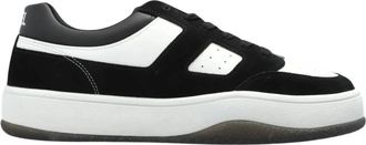 Diesel S-D-Long LOW - Heren - Sneakers - Zwart - 42 EU - Leer - Schoenen