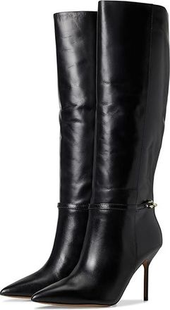 Vince Camuto Mirtha Ankle Link Knee High Boot Womens Boots Black : 8.5 M, Suede