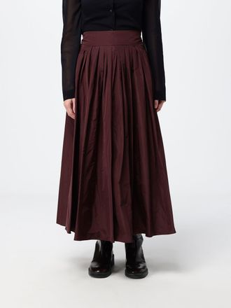 Max Mara S Max Mara Gonna midi svasata in tessuto tecnico a vita alta