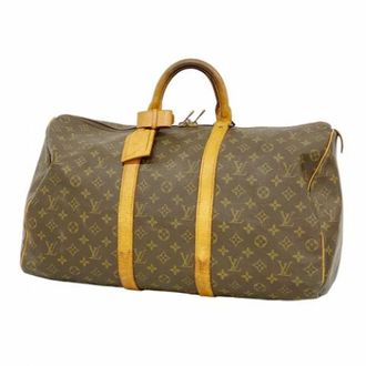 Louis Vuitton Vintage, unisex, Bruin, ONE Size, Pre-owned Weekendtas