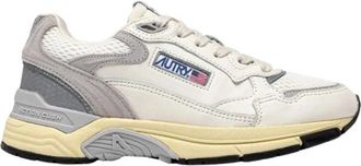Autry Witte Hyperway Sneakers met Action Cush Technologie - Heren - Sneakers - Veelkleurig - 42 EU - Katoen - Schoenen