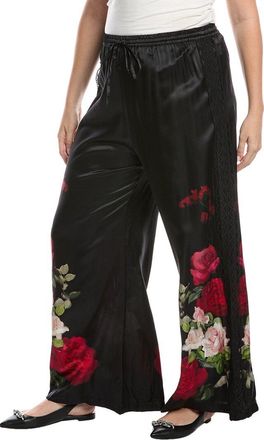 Johnny Was Frankie Easy Silk-Blend Pant