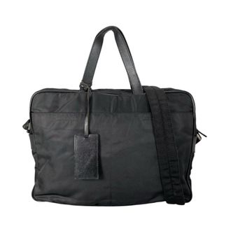 Prada Black Nylon Briefcase Shoulder Bag (Pre-Owned)