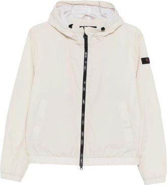 Peuterey Hooded Zip Jacket - Dames - Zomerjassen - Wit - M - Jassen