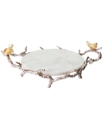 A&B Home Alvada Decorative Marble Tray