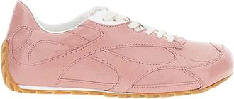 Bottega Veneta Pink Lace-up Sneakers