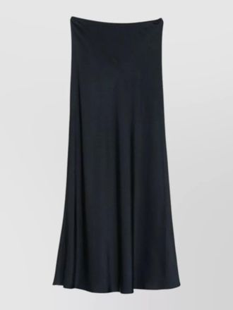 Fabiana Filippi high waist satin floor length skirt