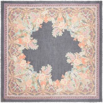 Etro Zijden Georgette Sjaal met Print - Dames - Zijden sjaals - Veelkleurig - ONE Size - Accessoires