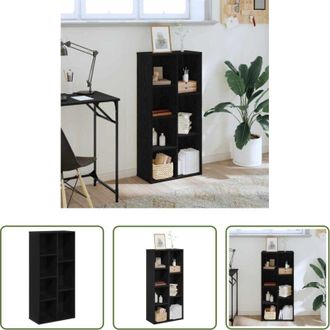 vidaXL Archiviazione - Libreria Rovere Nero 50 x 25 x 102 cm