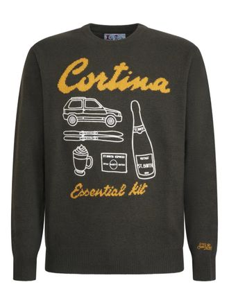 MC2 Saint Barth Heron crew-neck sweater - Green