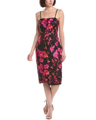 Eliza J Sleeveless Printed Midi Dress