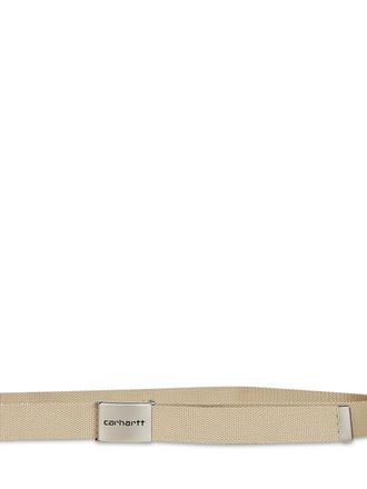Carhartt Work in Progress Mens Wall Clip Belt Beige Polyester