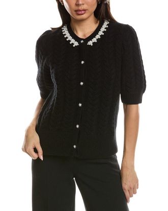 Elie Tahari The Ella Wool & Cashmere-Blend Cardigan