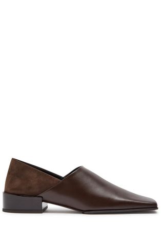 Alaia 20 Leather Loafers - Brown - 41 (IT41 / UK8)