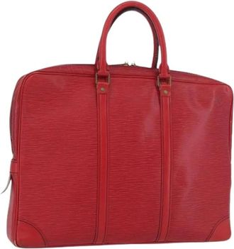 Louis Vuitton Pre-owned Handbags, female, Red, Size: ONE SIZE Pre-owned Vintage Epi Business Bag