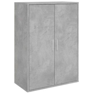 vidaXL Vidaxl - Aparador De Madera De Ingenier&iacute;a Gris Hormig&oacute;n 60x31x84 Cm