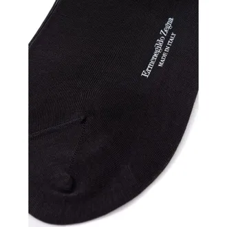 Ermenegildo Zegna Gray Cotton Socks Clothing