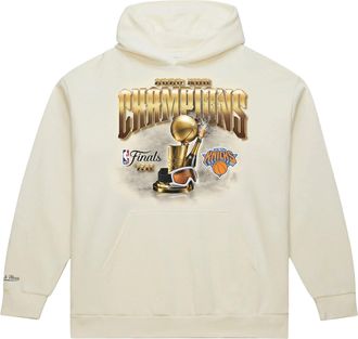 Mitchell & Ness New York Knicks 2026 NBA Champions Finals Hoodie in Cream Men